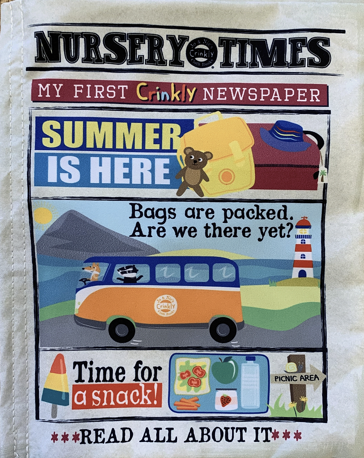 Nursery Times: Summer is Here - My First Crinkly Newspaper