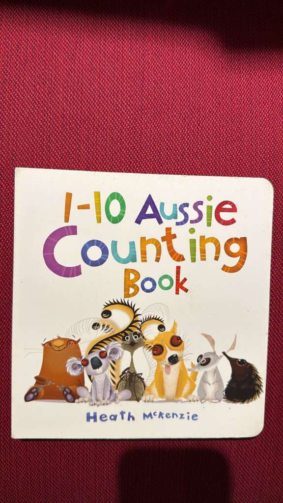 1-10 Aussie Counting Book by Heath McKenzie