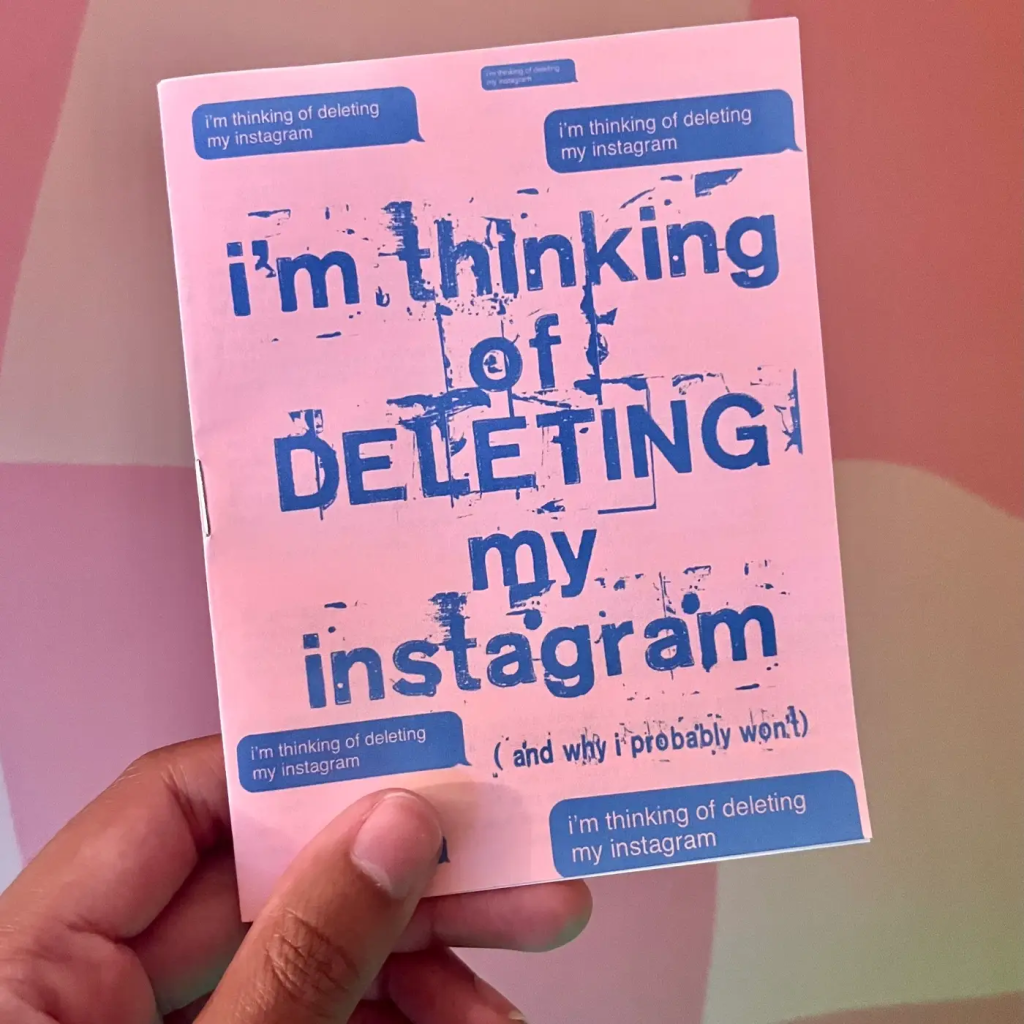 I'm Thinking of Deleting My Instagram by Bre’s Tiny Print Shop