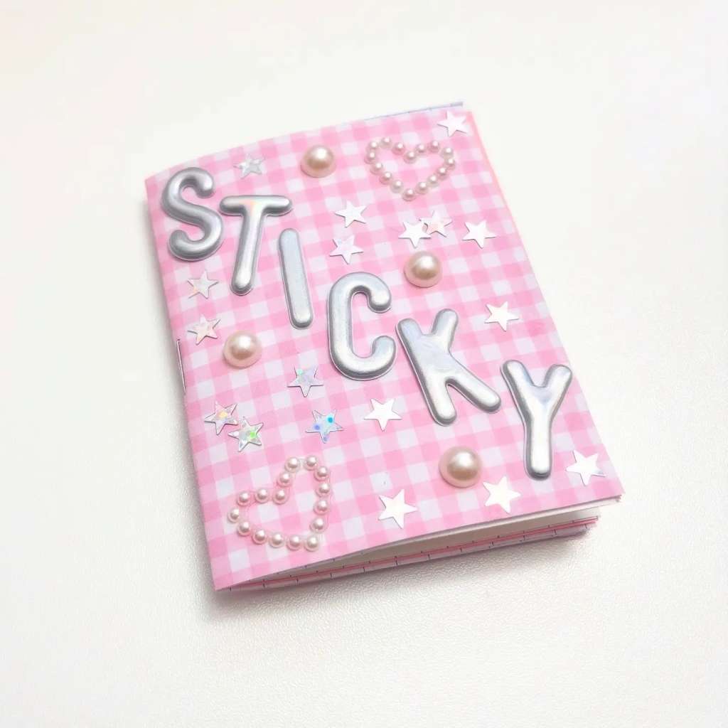 Sticky Reusable Sticker Zine Bre's Tiny Print Shop