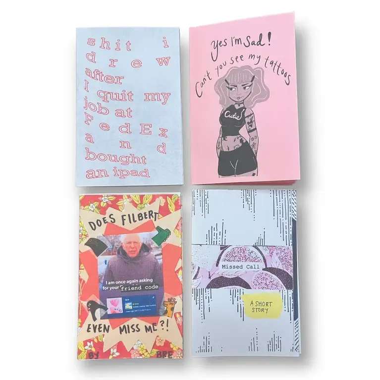 Variety zine pack Vol 2 Bre's Tiny Print Shop