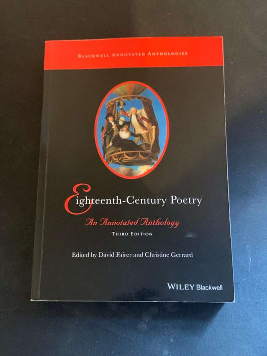Eighteenth-Century Poetry by David Fairer and Christine Gerrard