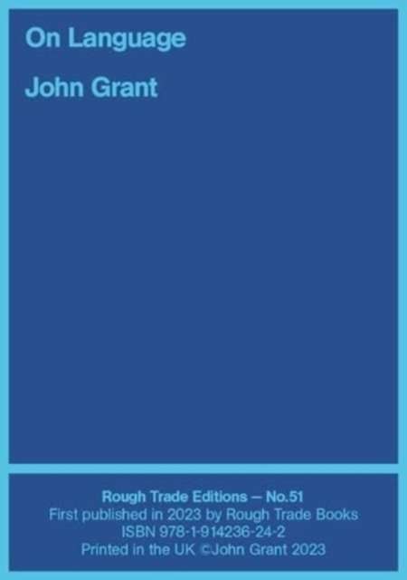 On Language - John Grant and Will Burns (RT#51) by John Grant (Author) , Will Burns (Author)