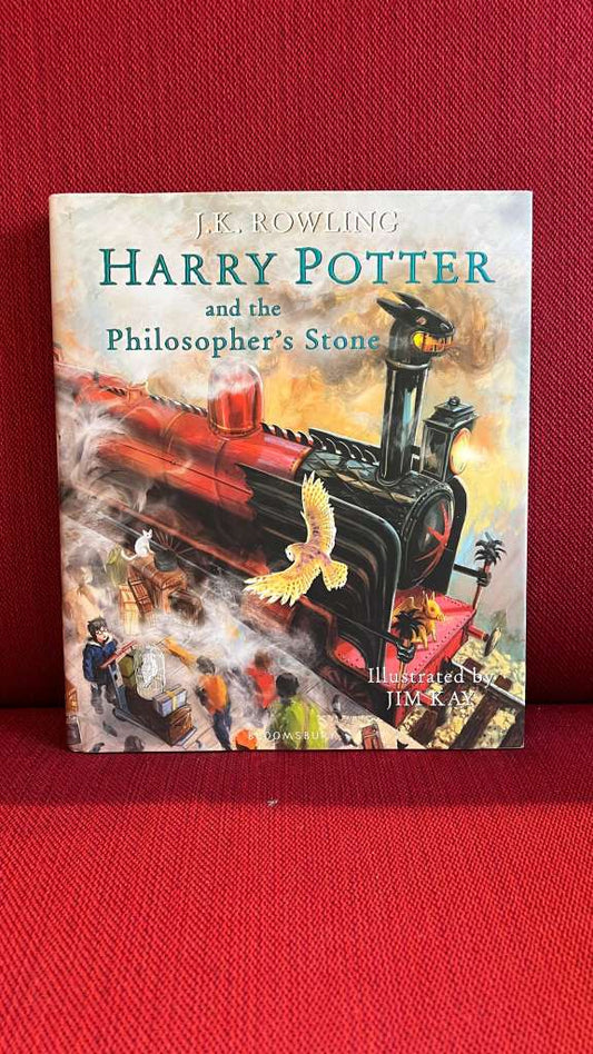 Harry Potter and The Philosopher's Stone : Illustrated Edition by J.K. Rowling