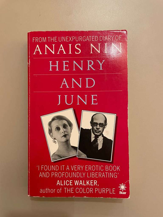 Henri And June by Anais Nin