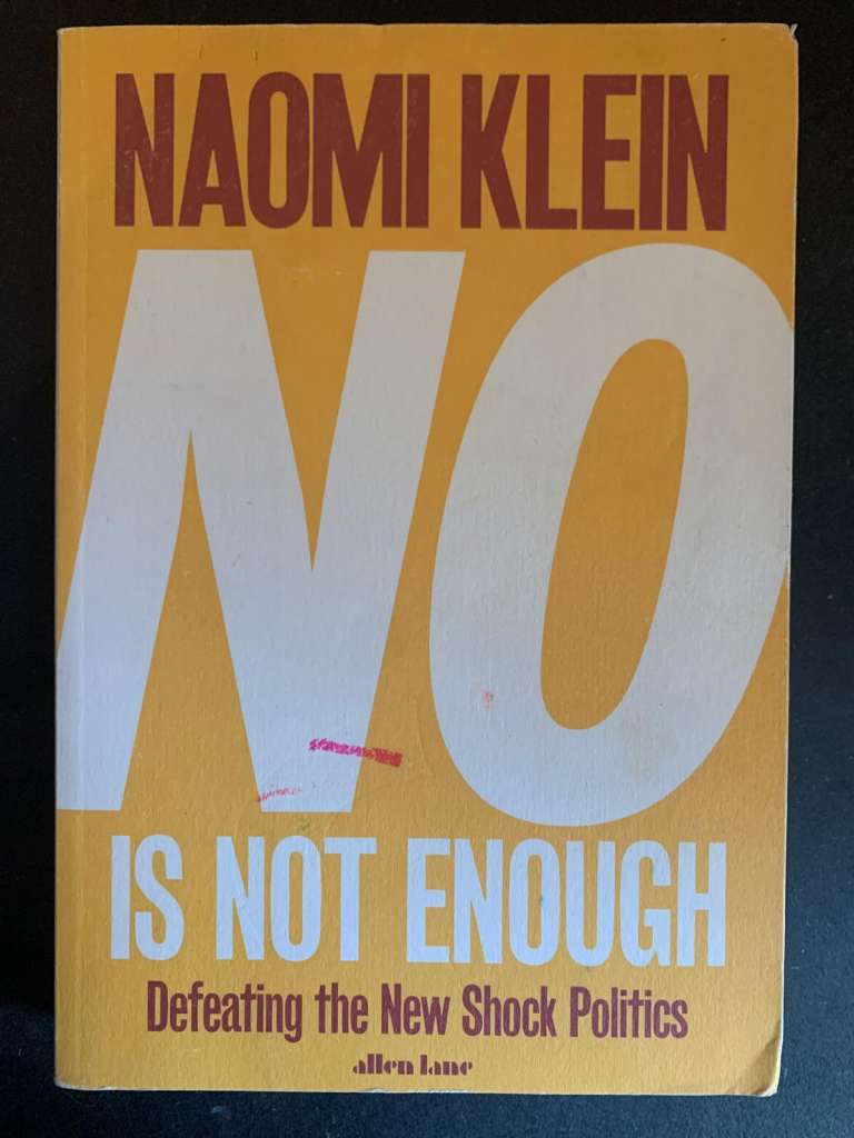 No is Not Enough by Naomi Klein