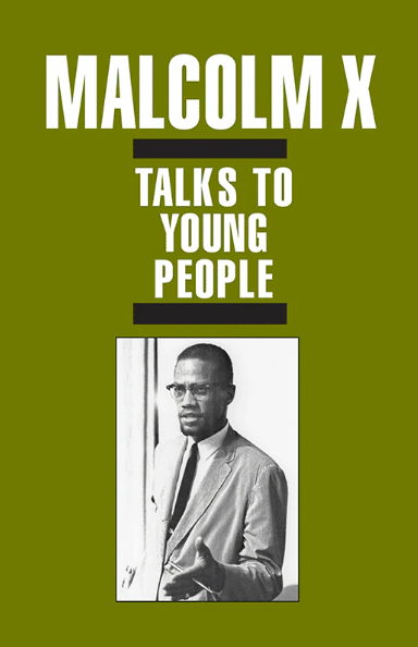 MALCOLM X TALKS TO YOUNG PEOPLE (PAMPHLET) By Malcolm X