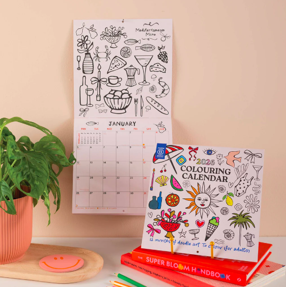 2026 Colouring in Calendar