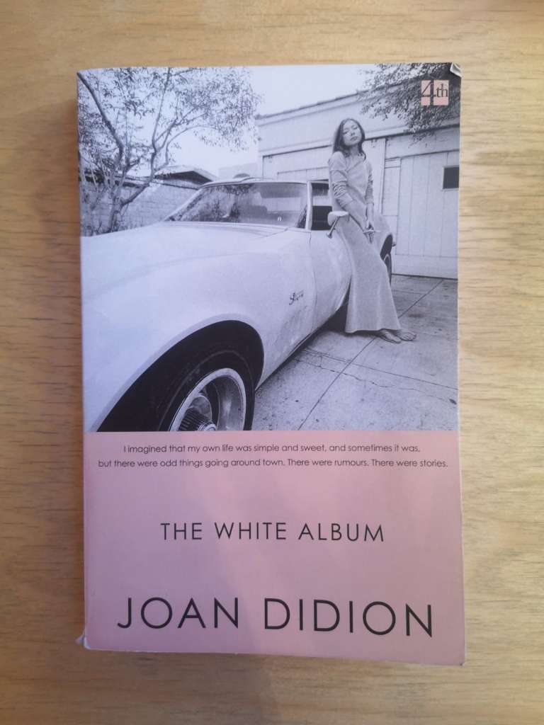 The White Album by Joan Didion (written annotations inside)