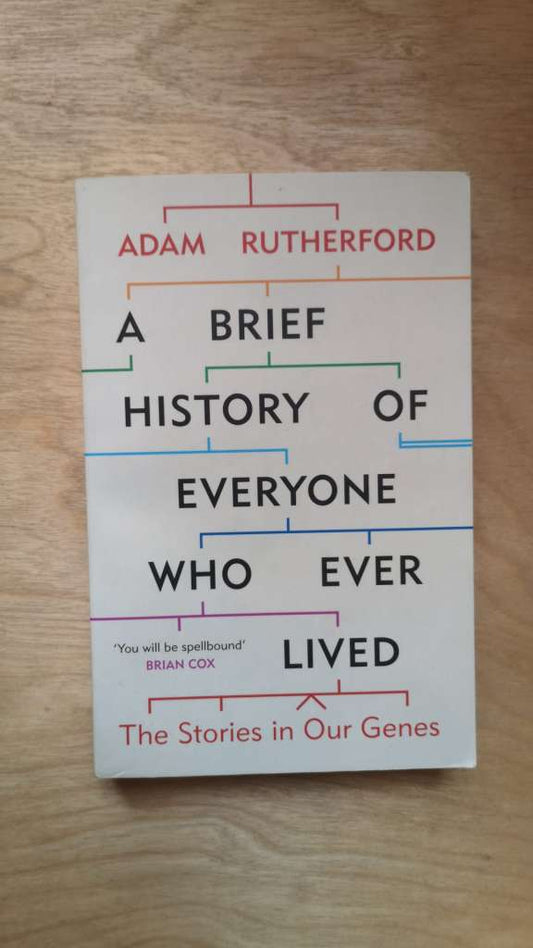 A brief history of everyone who ever lived By: Adam Rutherford