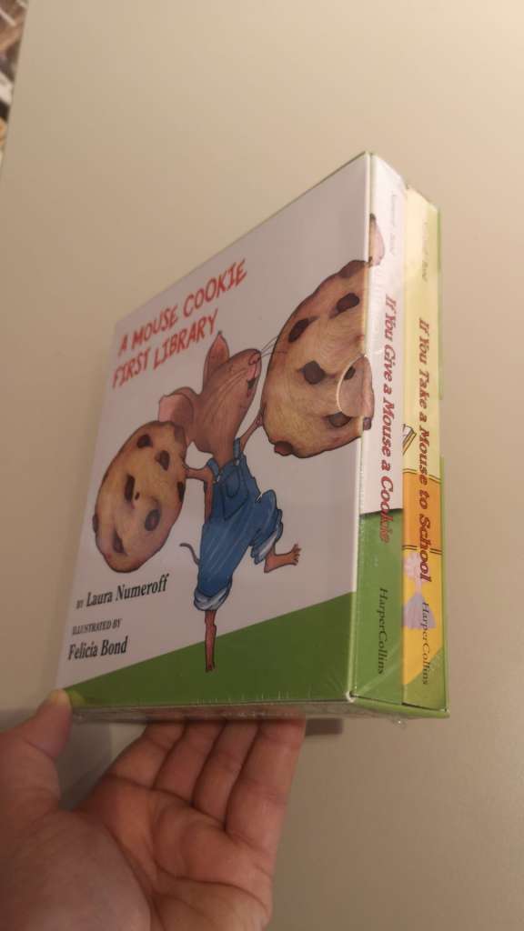 "If You Give a Mouse a Cookie" & "If You Take a Mouse to School" by Numeroff and Bond (Two stories in one set)