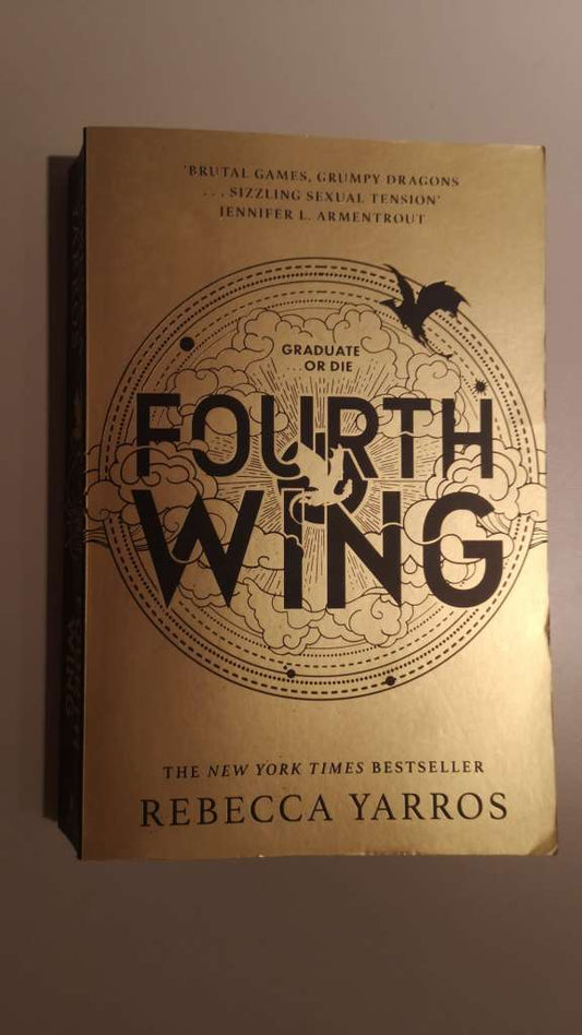 Fourth Wing by Rebecca Yarros (hardcover)