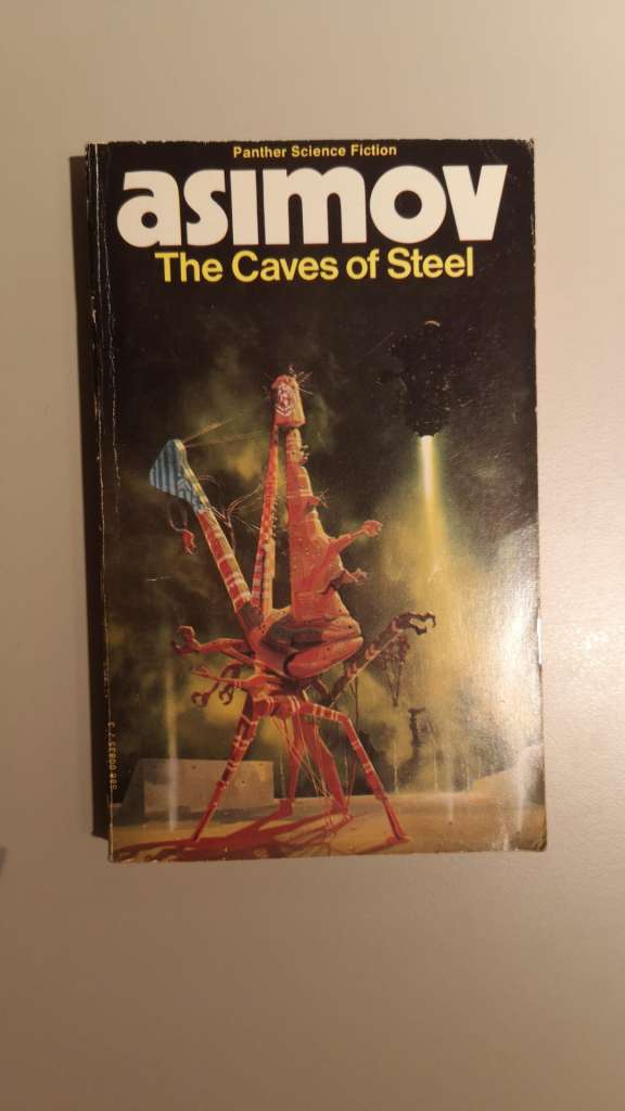 The Caves of Steel by Asimov (Vintage, 1958 edition)