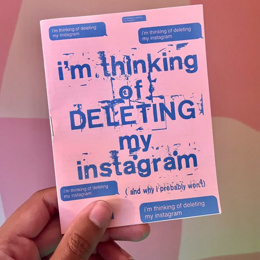 I'm Thinking of Deleting My Instagram by Bre’s Tiny Print Shop
