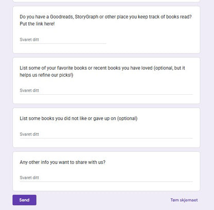 12 month new book subscription (personalized)