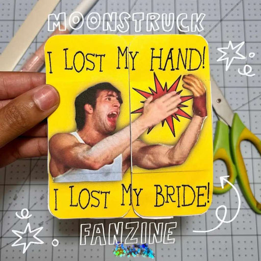 I lost my hand Moonstruck flexagon Bre's Tiny Print Shop